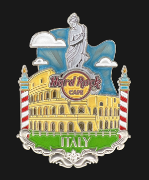 Hard Rock Cafe Italy Country Icon Pin