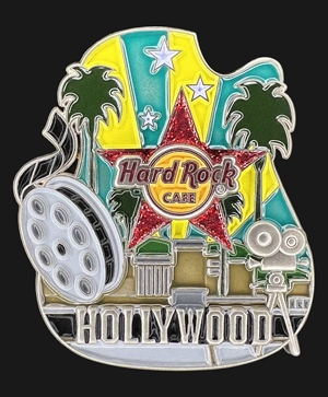 Hard Rock Cafe Hollywood City Icon Pin