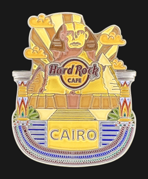 Hard Rock Cafe Cairo City Icon Pin