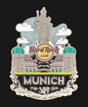 Hard Rock Cafe Munich City Icon Pin