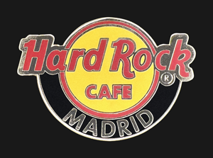Hard Rock Cafe Madrid Classic Logo Pin