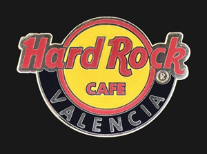 Hard Rock Cafe Valencia Classic Logo Pin