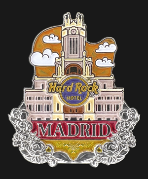 Hard Rock Hotel Madrid City Icon Pin
