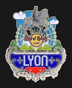 Hard Rock Cafe Lyon City Icon Pin