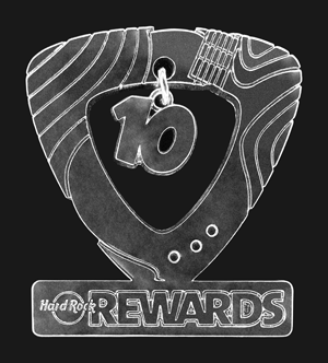 Hard Rock Milestone Rewards 10 Pin