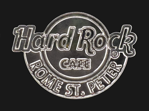 Hard Rock Cafe Rome St. Peters Classic Logo Pin