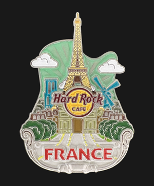 Hard Rock Cafe France Country Icon Pin