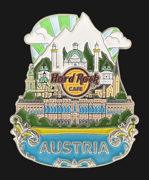 Hard Rock Cafe Austria Country Icon Pin
