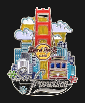 Hard Rock Cafe San Francisco City Icon Pin