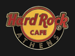 Hard Rock Cafe Athens Classic Logo Pin
