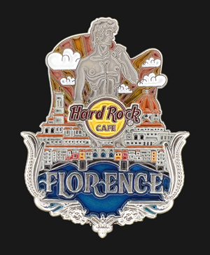 Hard Rock Cafe Florence City Icon Pin