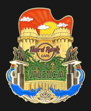 Hard Rock Cafe Valencia City Icon Pin