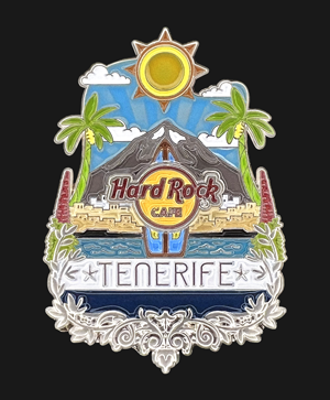 Hard Rock Cafe Tenerife City Icon Pin
